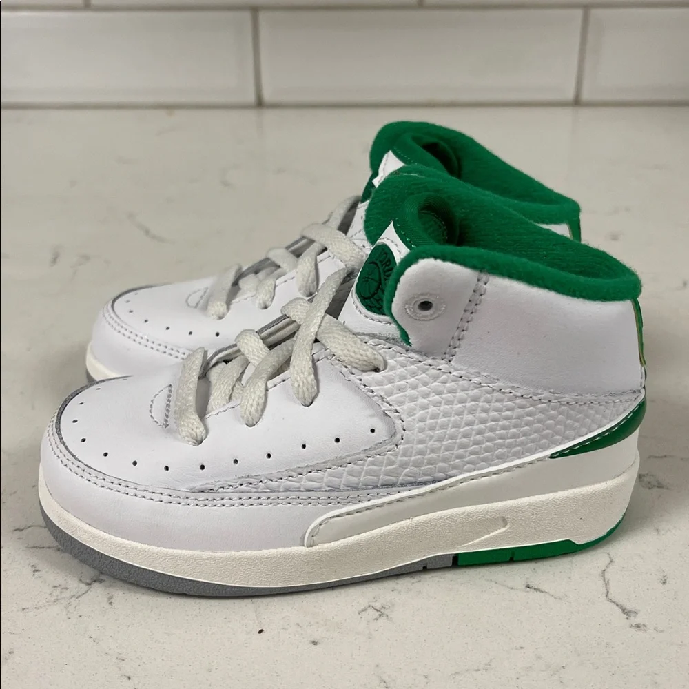 2023 Air Jordan 2 Retro TD 'Lucky Green' DQ8563 103 Size 7C